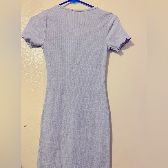 Ambiance Light Gray Dress Small Size - Picture 3 of 3
